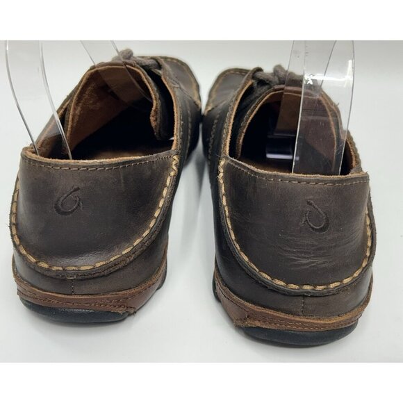Olukai Ohana Lace-Up Shoes Mens Size 11 Nubuck Leather Casual Comfort 10171-6333 main image 10